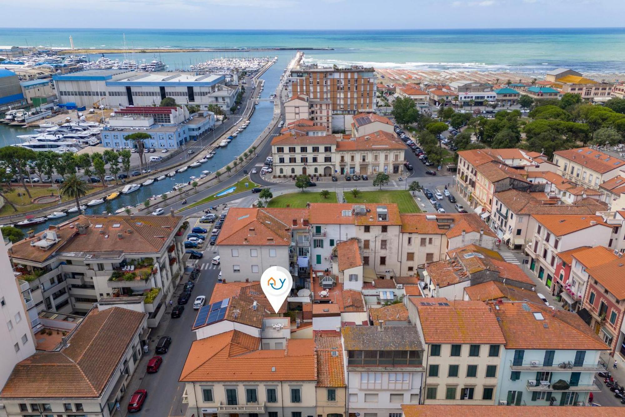 La Suite 2 Ondina Viareggio 200M From Sea - Happy Rentals Exteriör bild